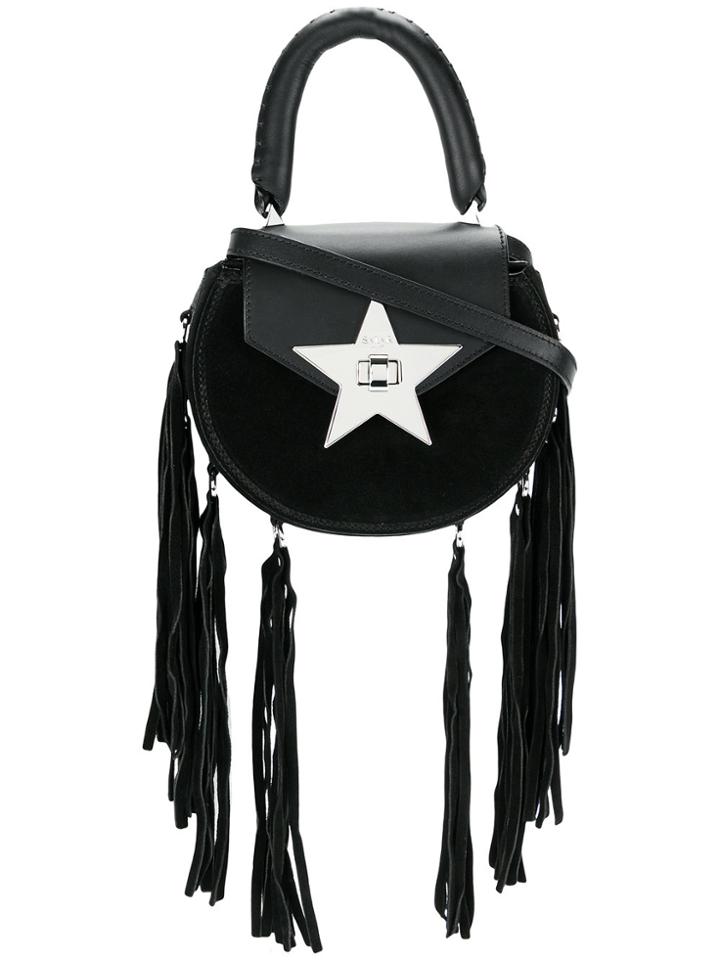 Salar Star Tassel Shoulder Bag - Black