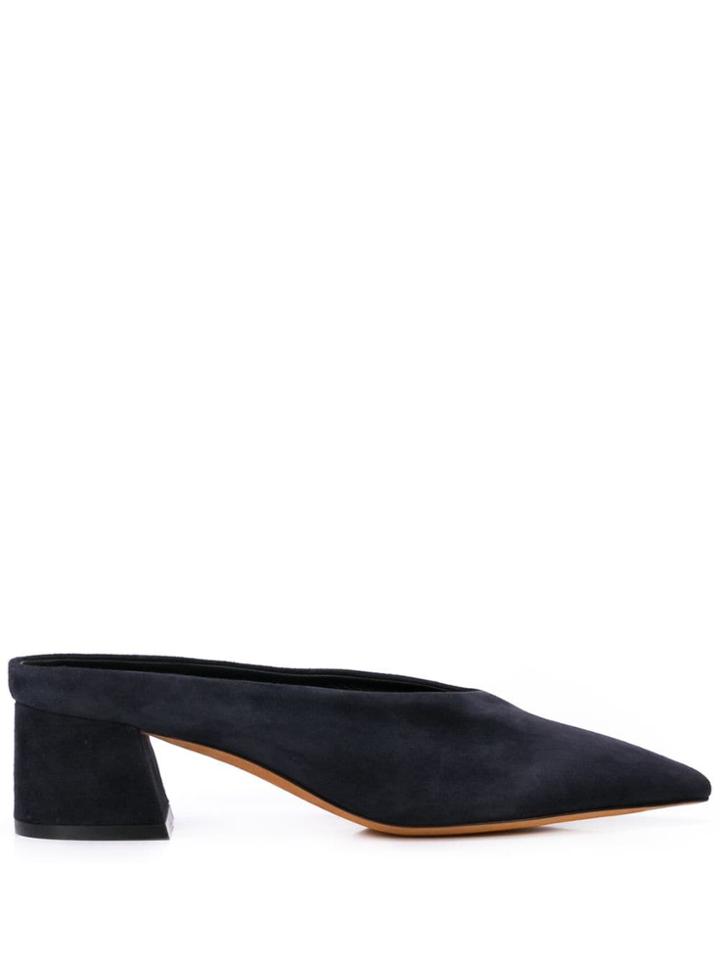 Vince Classic Mules - Blue