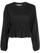 Opening Ceremony Elasticated Blouse - Black