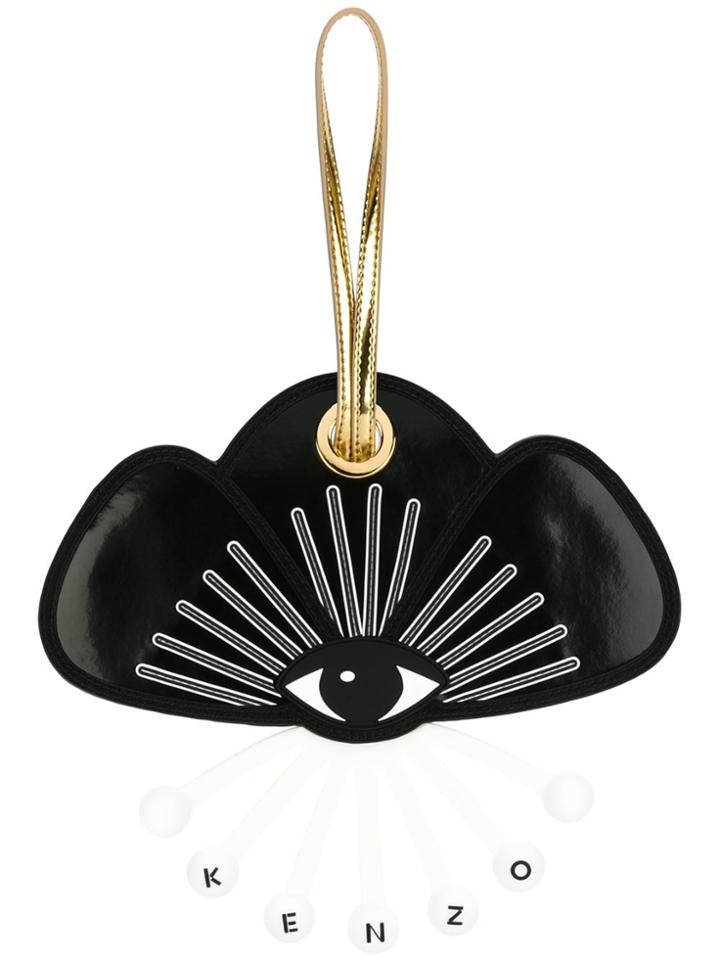 Kenzo 'tanami Flower' Clutch - Black