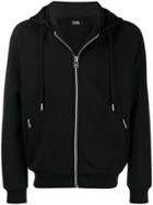 Karl Lagerfeld 3d Embroidery Hoodie - Black