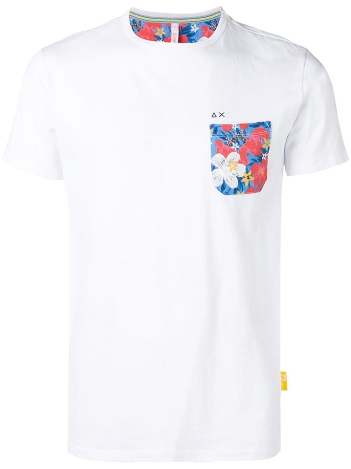 Sun 68 Printed T-shirt - White