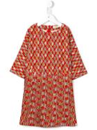 Bellerose Leaf Print Dress, Toddler Girl's, Size: 3 Yrs, Red