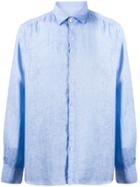 Karl Lagerfeld Linen Shirt - Blue