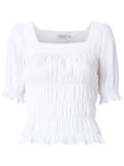 Isolda - Elasticated Blouse - Women - Cotton - 44, White, Cotton