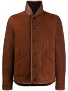 Ymc Brainticket Suede Jacket - Brown