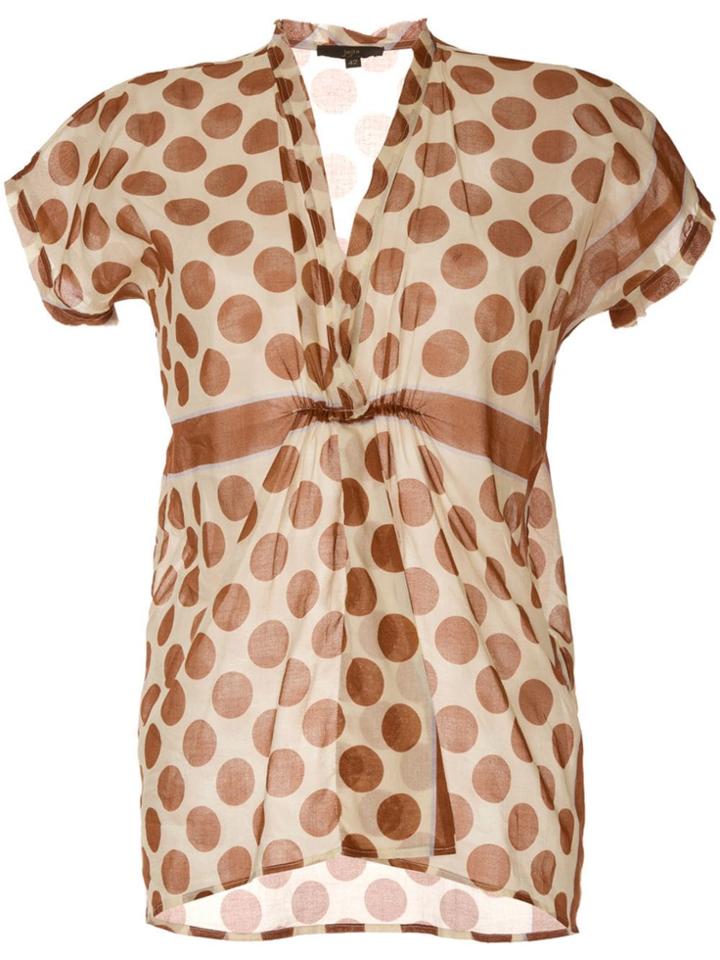 Jejia Polka-dot Blouse - Yellow