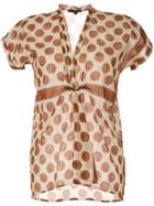 Jejia Polka-dot Blouse - Yellow
