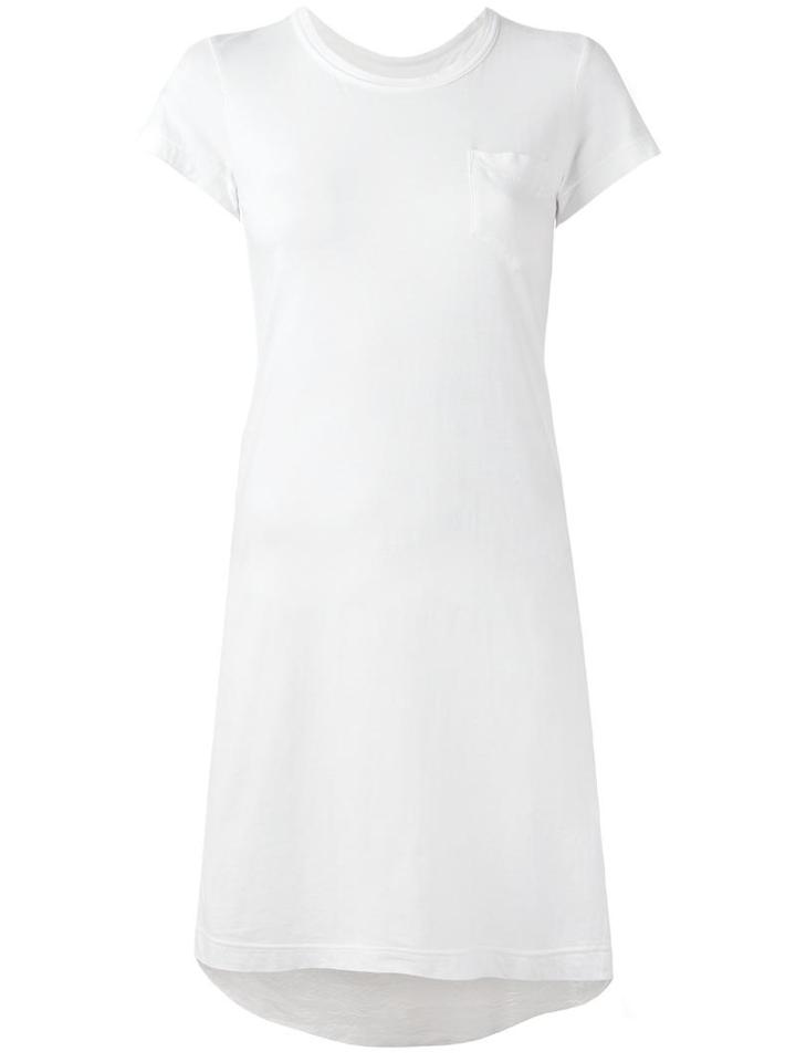 Sacai Cupro Insert Dress, Women's, Size: Xs, White, Cotton/cupro/polyester