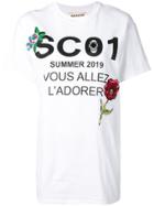 Semicouture Embroidered Jewel T-shirt - White