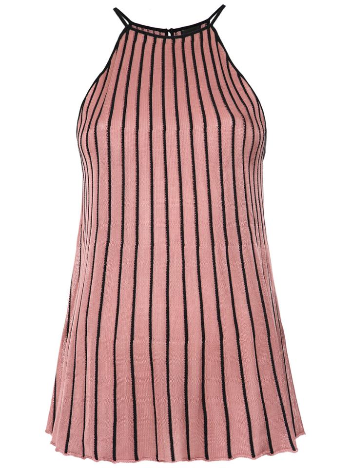 Osklen Pleated Bicolor Top - Pink & Purple