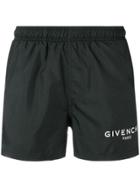 Givenchy Logo Patch Swim Shorts - Black