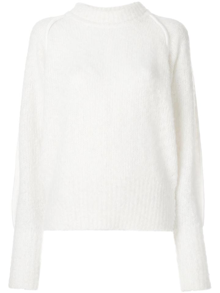 Designers Remix Vilde Cropped Knit Sweater - Nude & Neutrals
