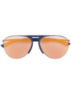 Mykita - Rye Sunglasses - Unisex - Polyamide/steel - One Size, Blue, Polyamide/steel