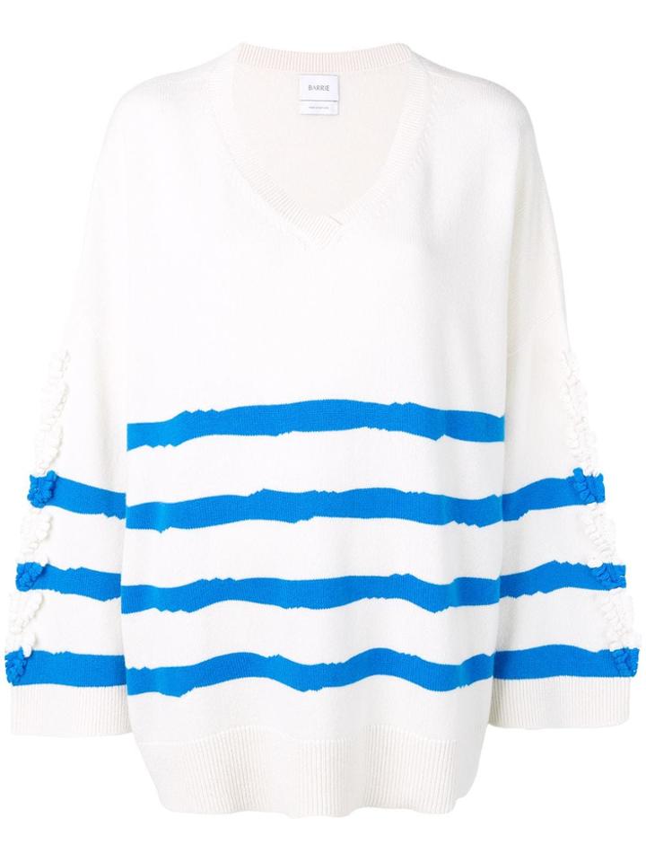 Barrie Cashmere Oversized Sweater - White