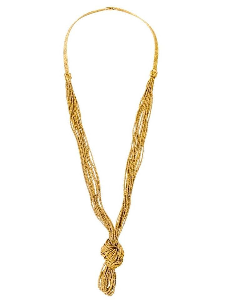 Aurelie Bidermann 'miki Dora' Statement Necklace, Metallic