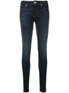 Love Moschino Logo Print Skinny Jeans - Blue