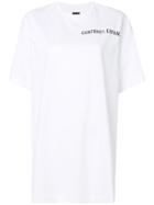 Juun.j Slogan Patch T-shirt - White