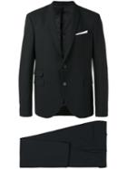 Neil Barrett - Slim Fit Classic Suit - Men - Cotton/polyester/spandex/elastane/virgin Wool - 56, Black, Cotton/polyester/spandex/elastane/virgin Wool