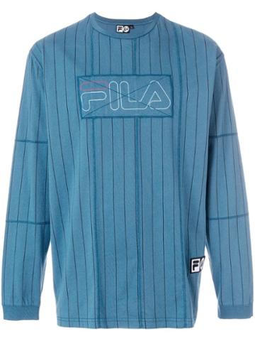 Liam Hodges Liam Hodges X Fila Logo Patch Sweatshirt - Blue