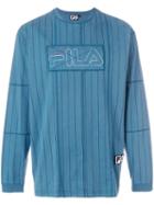 Liam Hodges Liam Hodges X Fila Logo Patch Sweatshirt - Blue