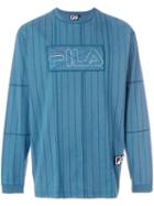 Liam Hodges Liam Hodges X Fila Logo Patch Sweatshirt - Blue