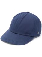 Brioni Embroidered Logo Hat - Blue