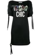 Moschino Trash Chic T Shirt Dress - Black