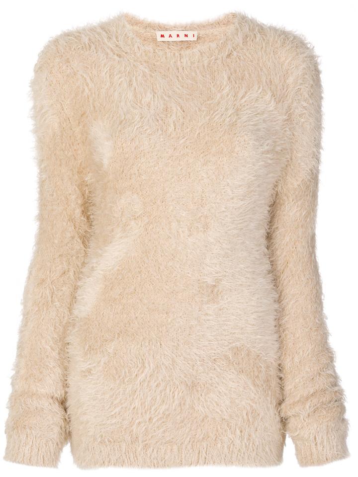 Marni Fuzzy Jumper - Nude & Neutrals