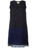 3.1 Phillip Lim Lace Shift Dress, Women's, Size: 8, Blue, Viscose/polyamide/silk/nylon