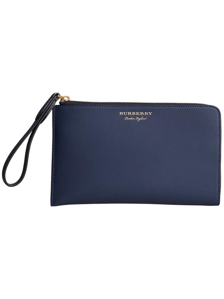 Burberry Travel Wallet - Blue