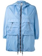 Moncler Lightweight Jacket, Women's, Size: 2, Blue, Polyamide