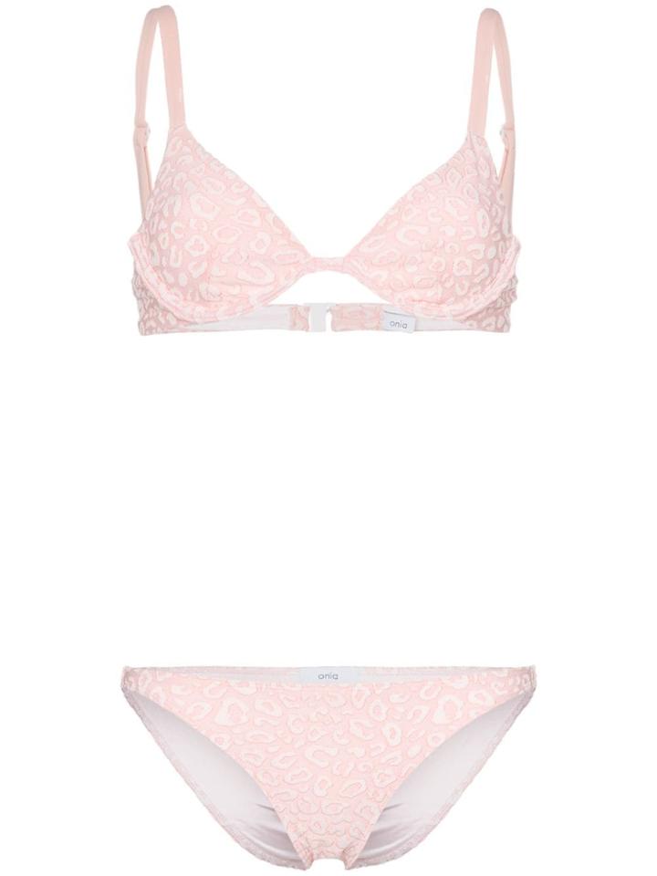 Onia Anina Ashley Leopard Bikini - Pink