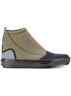 Marni Contrast Boots - Green