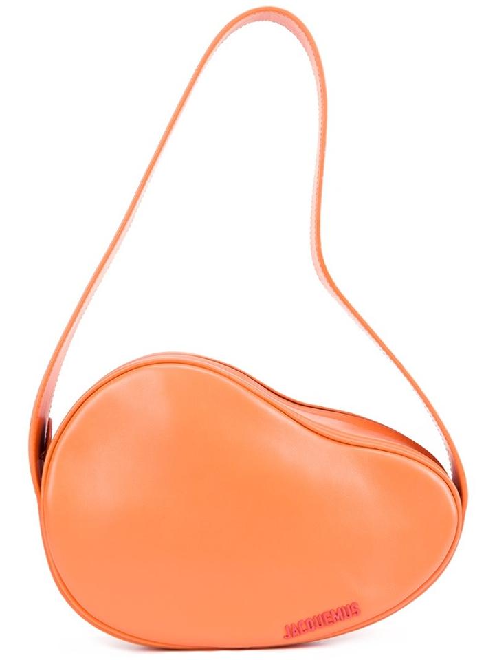 Jacquemus 'le Haricot' Shoulder Bag, Women's, Yellow/orange