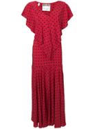 Moschino Vintage 1990's Polka Dot Dress - Red