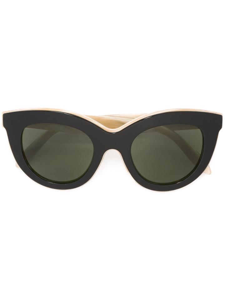 Victoria Beckham Cat Eye Shaped Sunglasses - Black