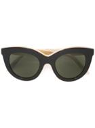 Victoria Beckham Cat Eye Shaped Sunglasses - Black