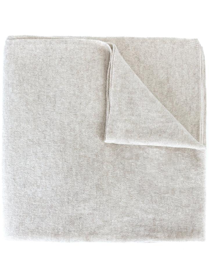 Le Kasha Cashmere 'meribel' Scarf - Grey
