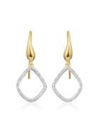 Monica Vinader Riva Kite Diamond Earrings - Gold