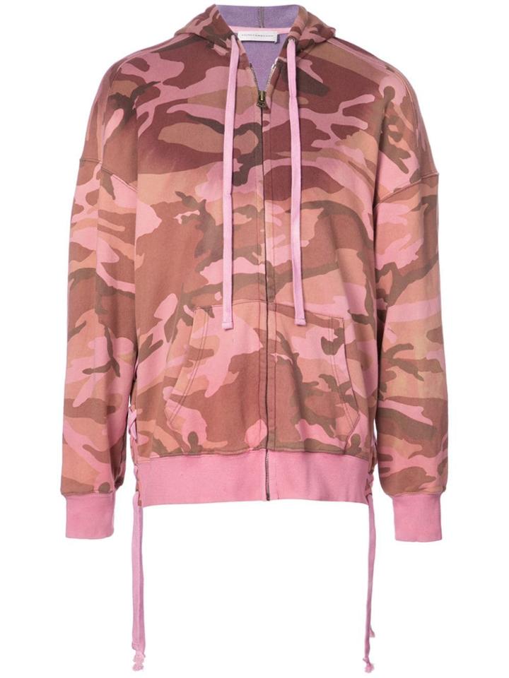 Faith Connexion Camo Hoodie - Pink