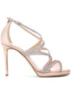 Jimmy Choo 'marianne' 100 Sandals - Pink & Purple