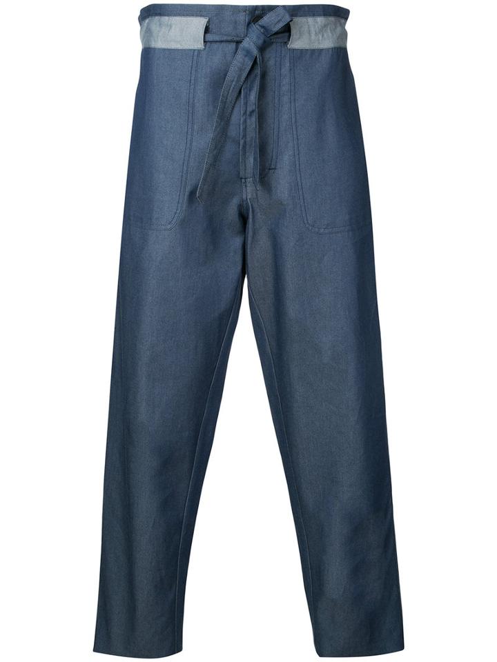 Andrea Pompilio - Baggy Jeans - Men - Cotton - 44, Blue, Cotton
