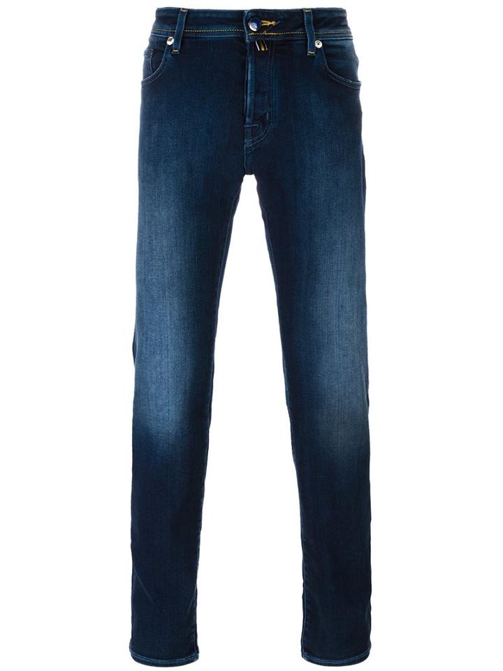 Jacob Cohen 'lambretta' Jeans, Men's, Size: 33, Blue, Cotton/spandex/elastane