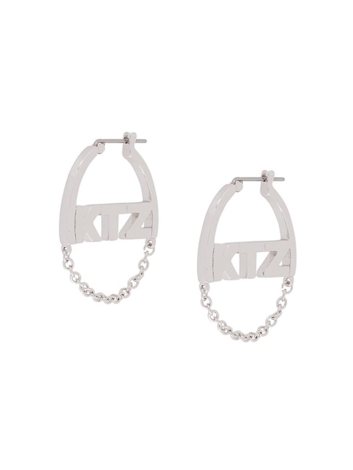 Ktz Small Chain Earrings - Metallic
