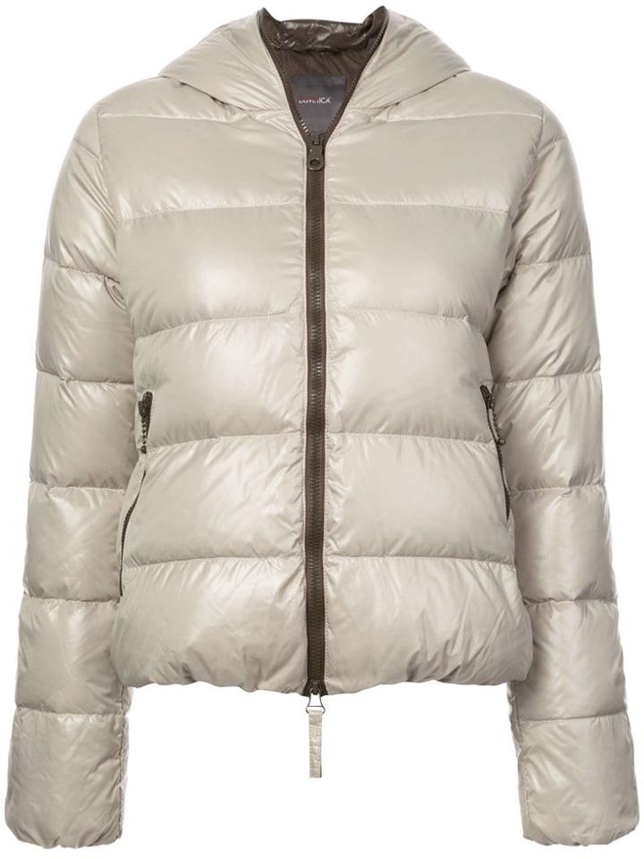 Duvetica Hooded Puffer Jacket - Neutrals