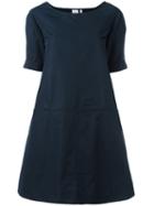 Aspesi Flared Dress, Women's, Size: Medium, Blue, Cotton