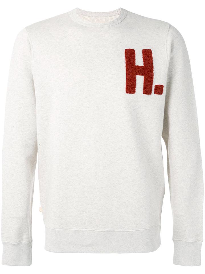 Bellerose - 'h.' Sweatshirt - Men - Cotton - Xl, Nude/neutrals, Cotton