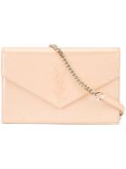 Saint Laurent Clutch Bag, Women's, Pink/purple, Leather