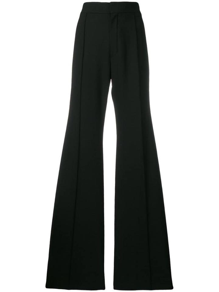 Chloé Super Flare Trousers - 001 Black